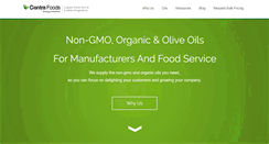 Desktop Screenshot of centrafoods.com